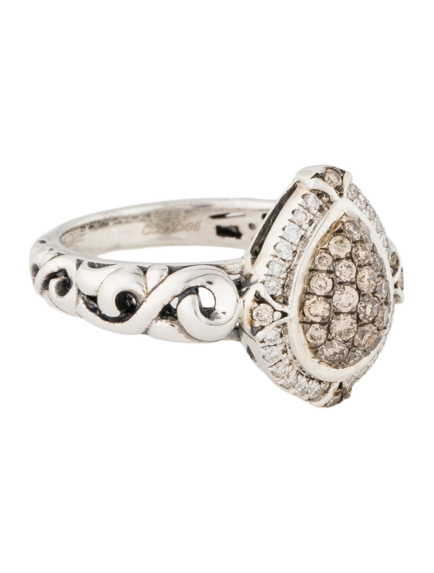 Charles Krypell Diamond Pavé Cocktail Ring