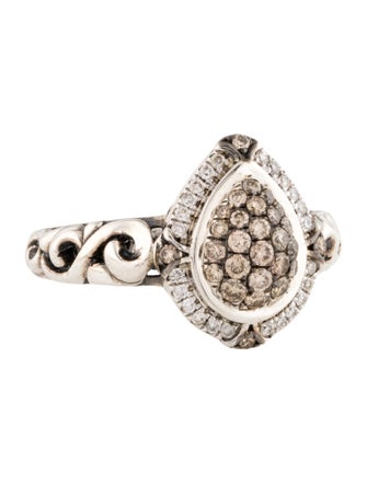 Charles Krypell Diamond Pavé Cocktail Ring