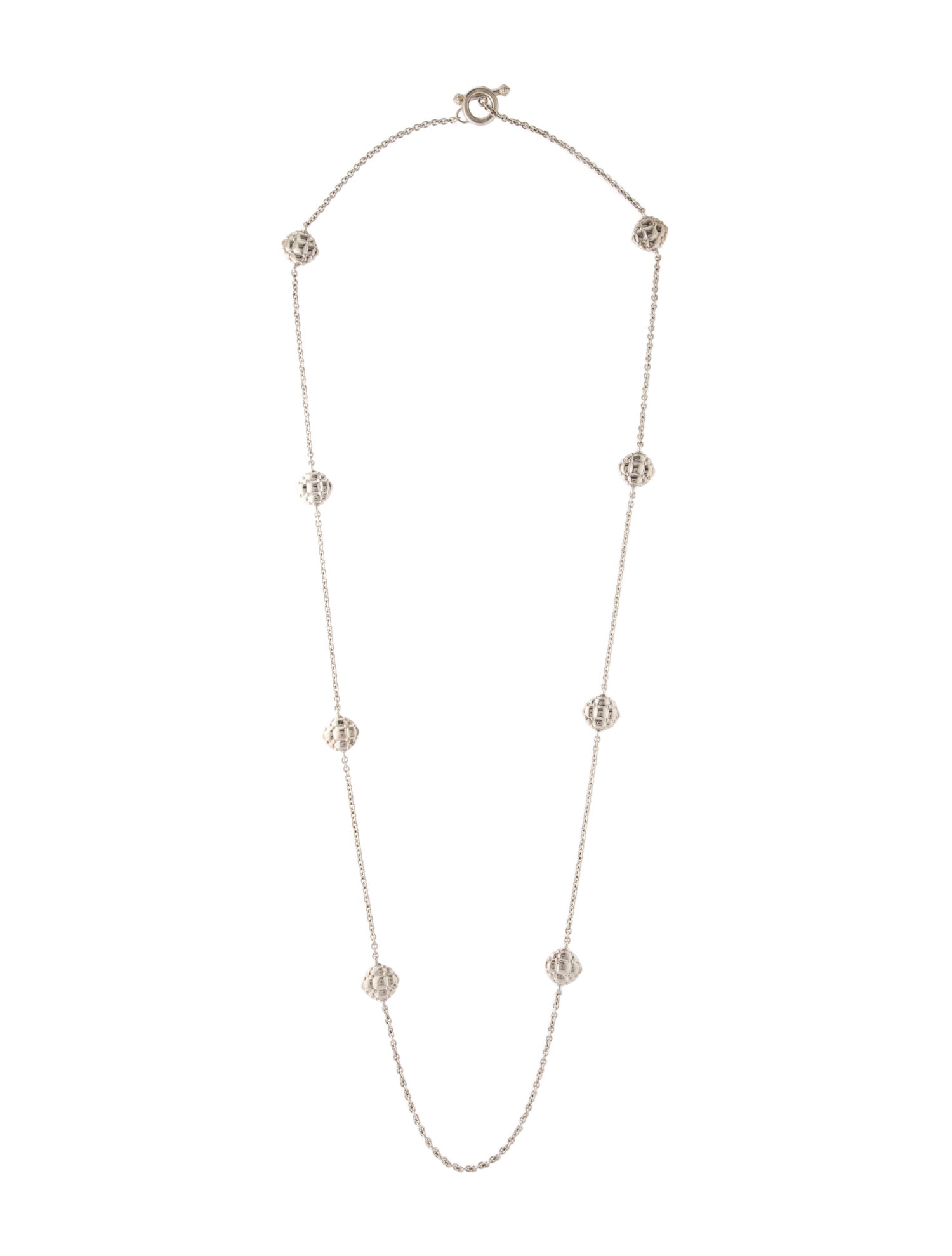 Charles Krypell Tufted Station Necklace
