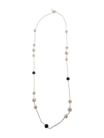 Charles Krypell Sapphire Ivy Ball Station Necklace