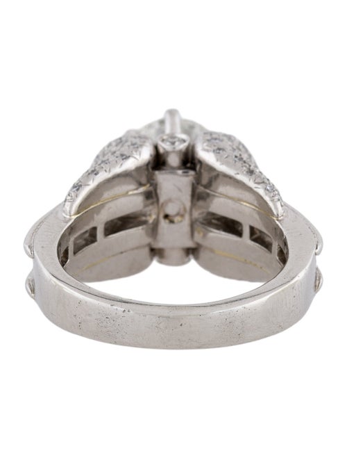 Charles Krypell Platinum Diamond Engagement Ring
