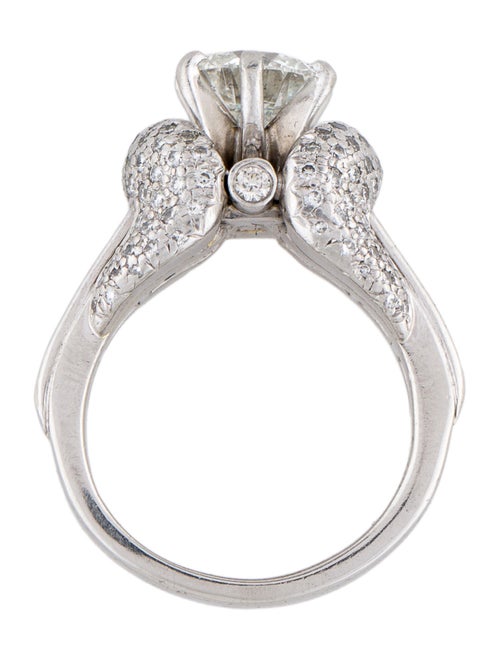 Charles Krypell Platinum Diamond Engagement Ring