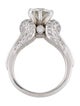 Charles Krypell Platinum Diamond Engagement Ring