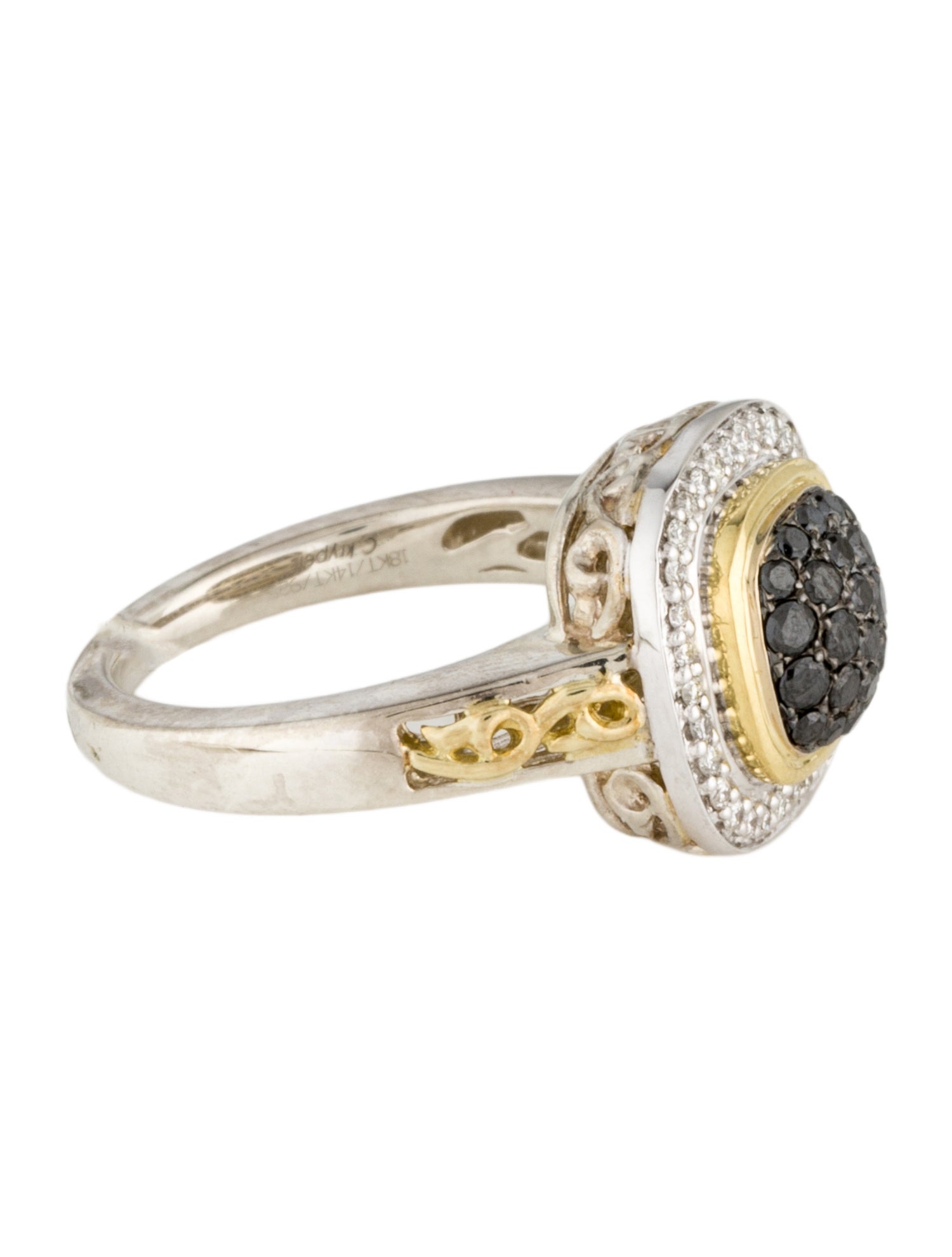 Charles Krypell Diamond Cocktail Ring