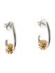 Charles Krypell Two-Tone Hoop Earrings