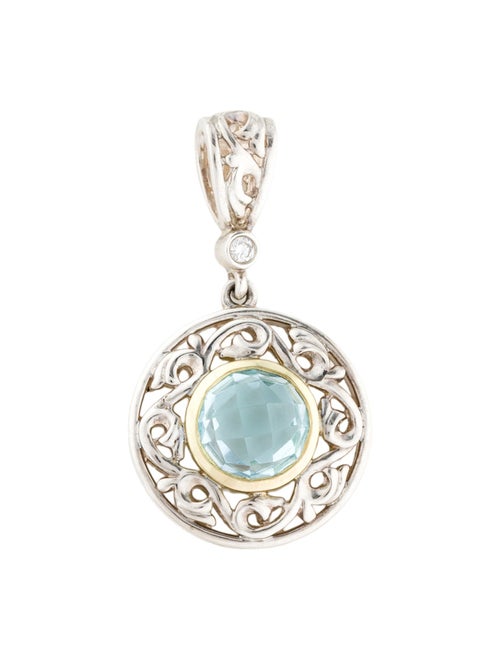 Charles Krypell Topaz Ivy Pendant