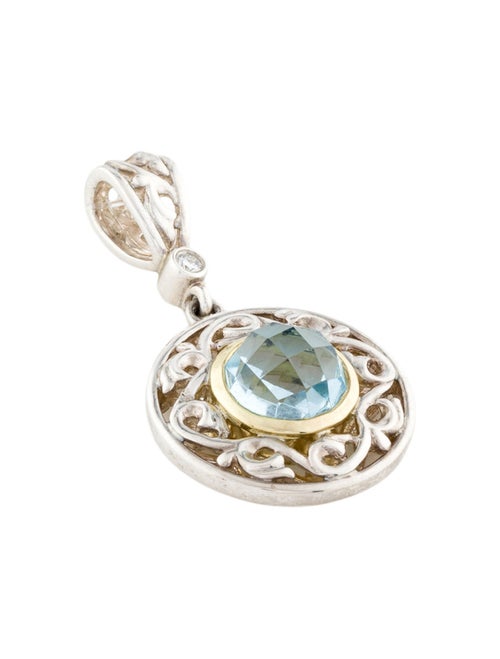 Charles Krypell Topaz Ivy Pendant