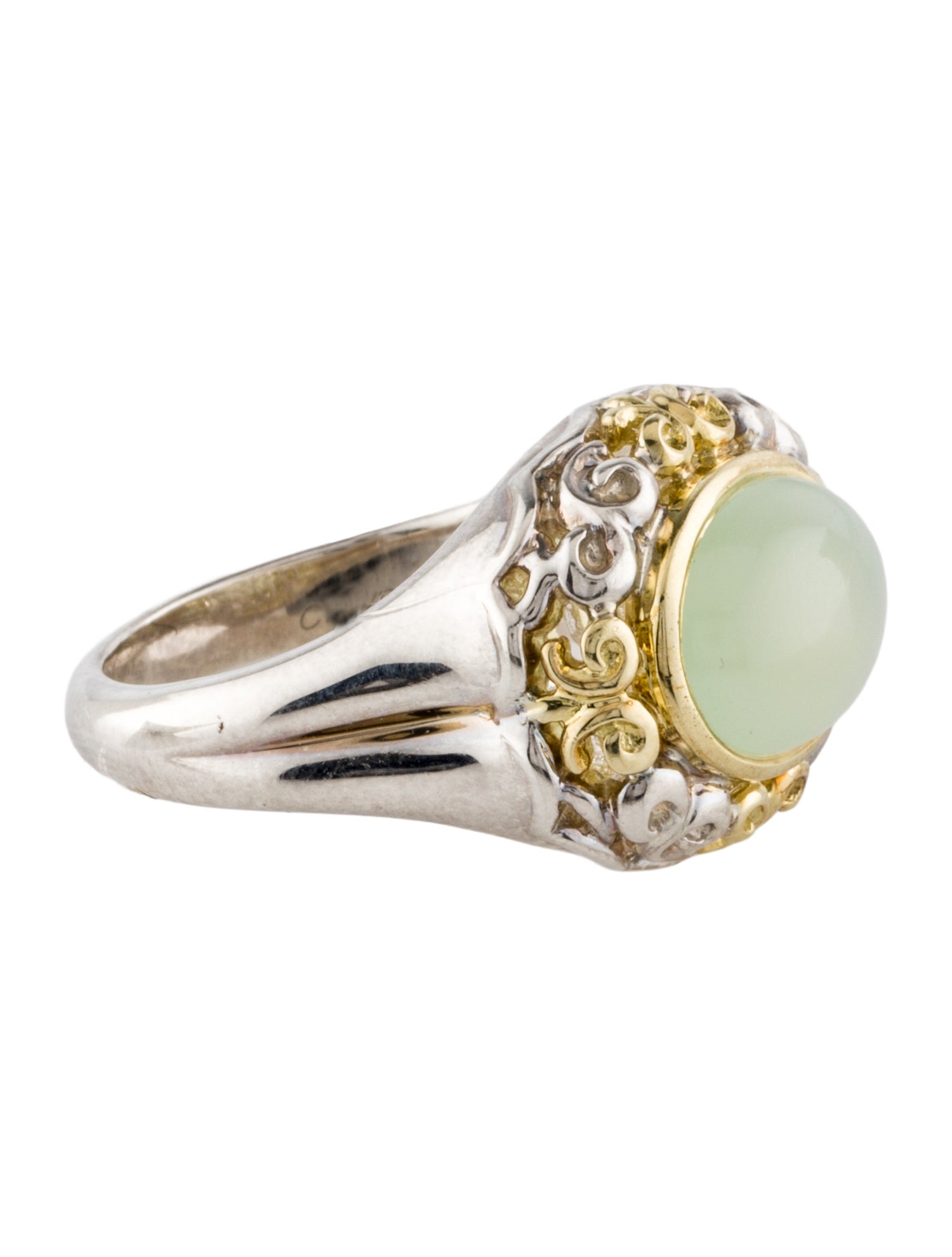 Charles Krypell Chalcedony Cocktail Ring