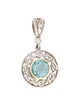 Charles Krypell Two-Tone Topaz and Diamond Pendant