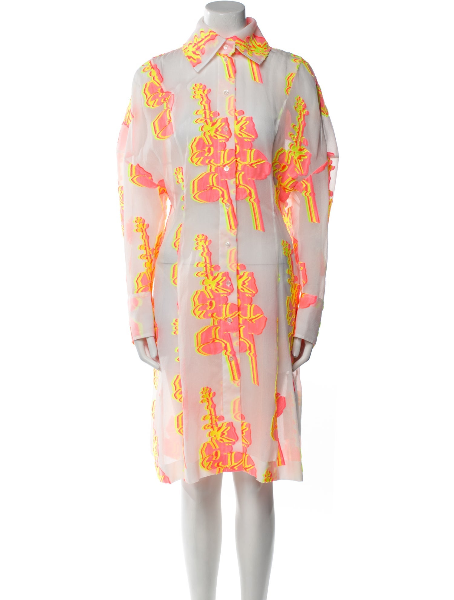 Claudia Li Printed Midi Length Dress