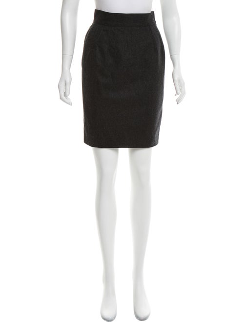 Claude Montana Wool Knee-Length Skirt