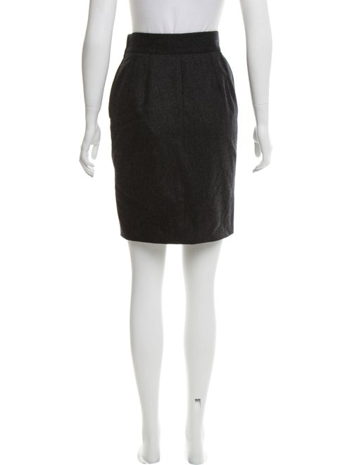 Claude Montana Wool Knee-Length Skirt