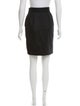 Claude Montana Wool Knee-Length Skirt