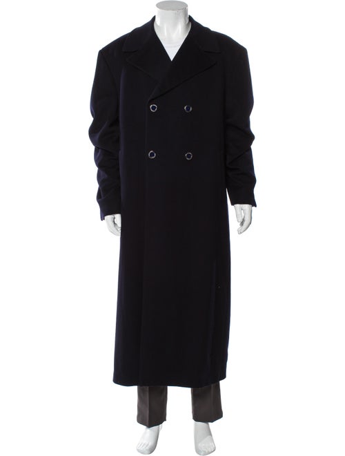Claude Montana Virgin Wool Trench Coat Wool
