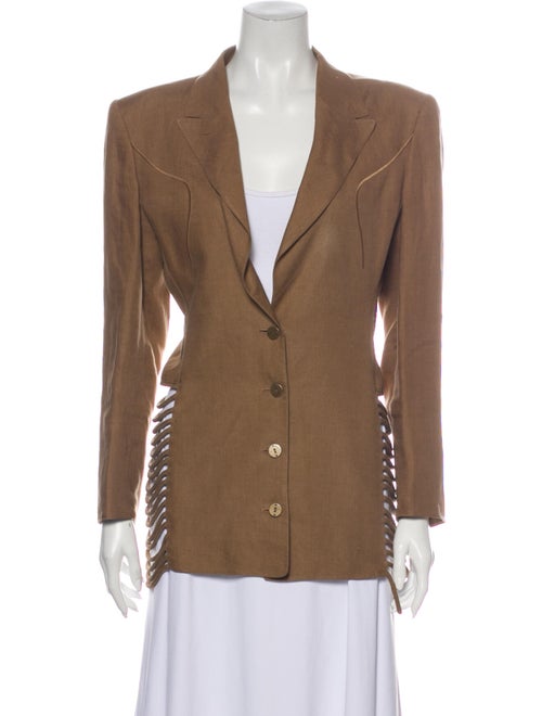 Claude Montana Linen Blazer Brown
