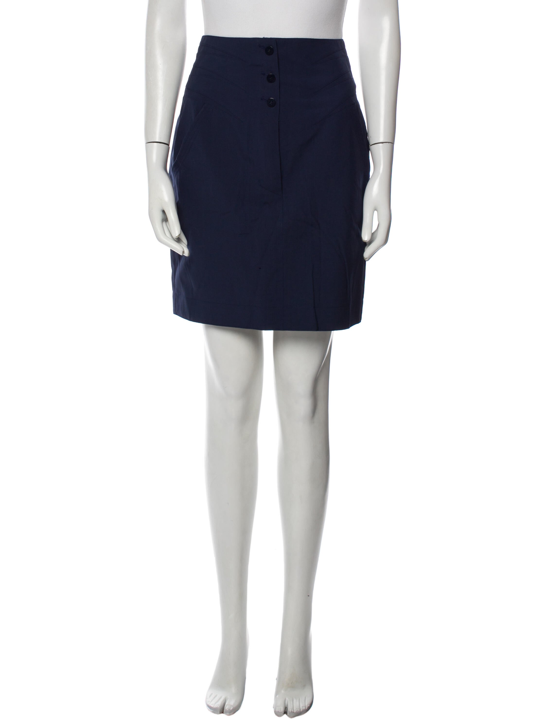 Claude Montana Vintage Mini Skirt