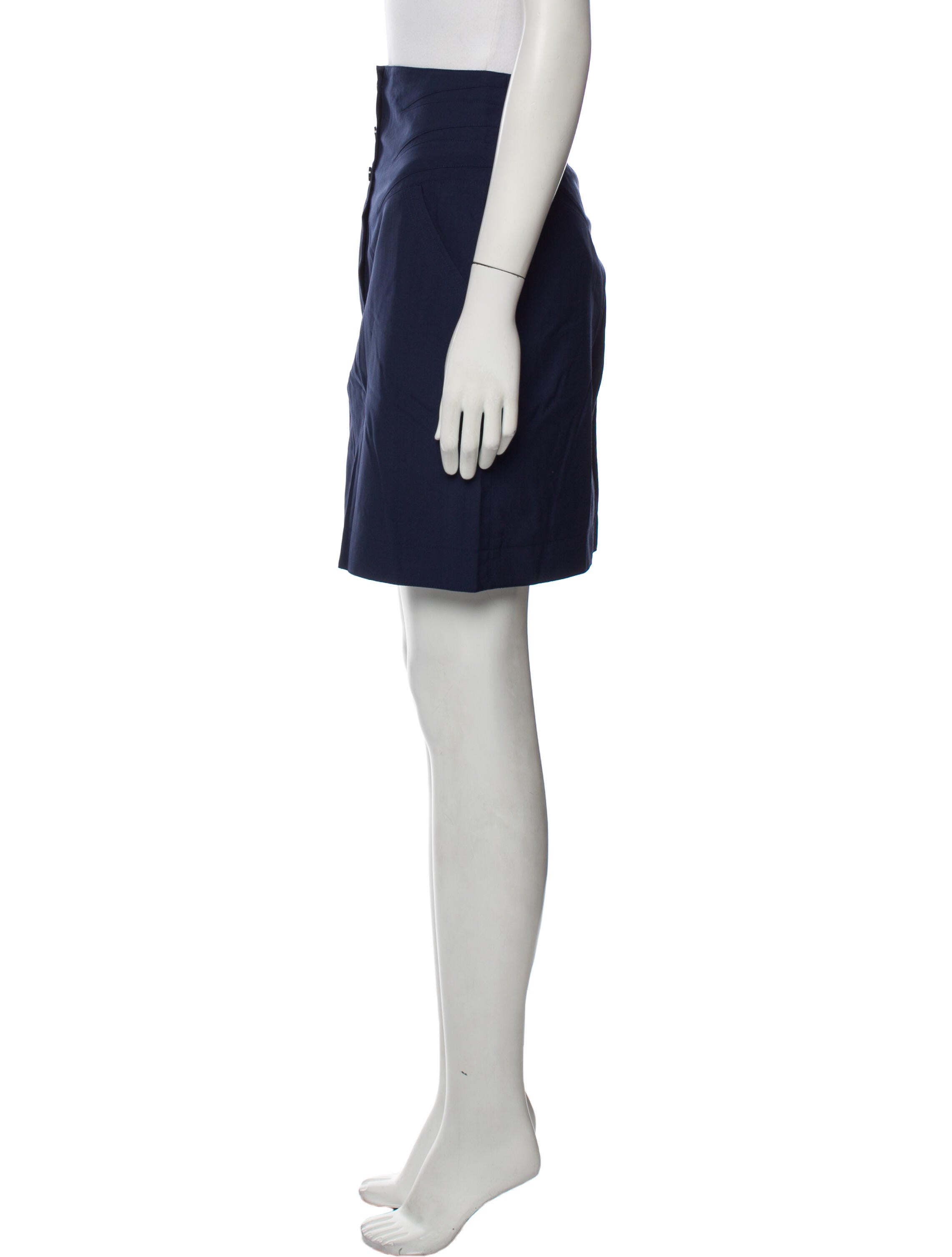 Claude Montana Vintage Mini Skirt