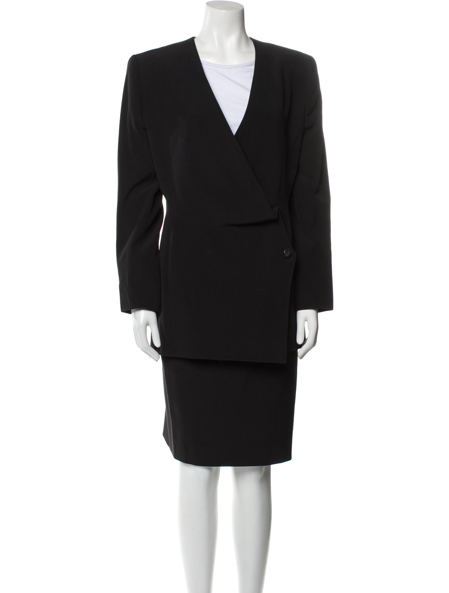 Claude Montana Vintage 1980's Skirt Suit