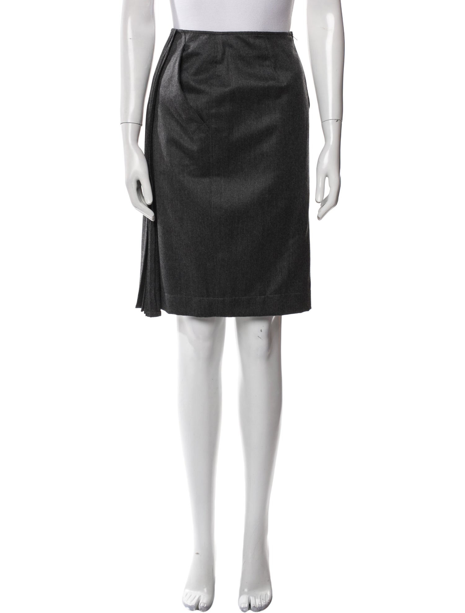 Claude Montana Vintage Knee-Length Skirt