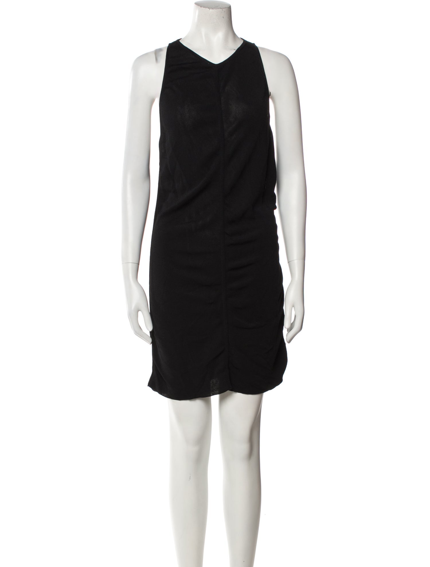 Claude Montana V-Neck Mini Dress