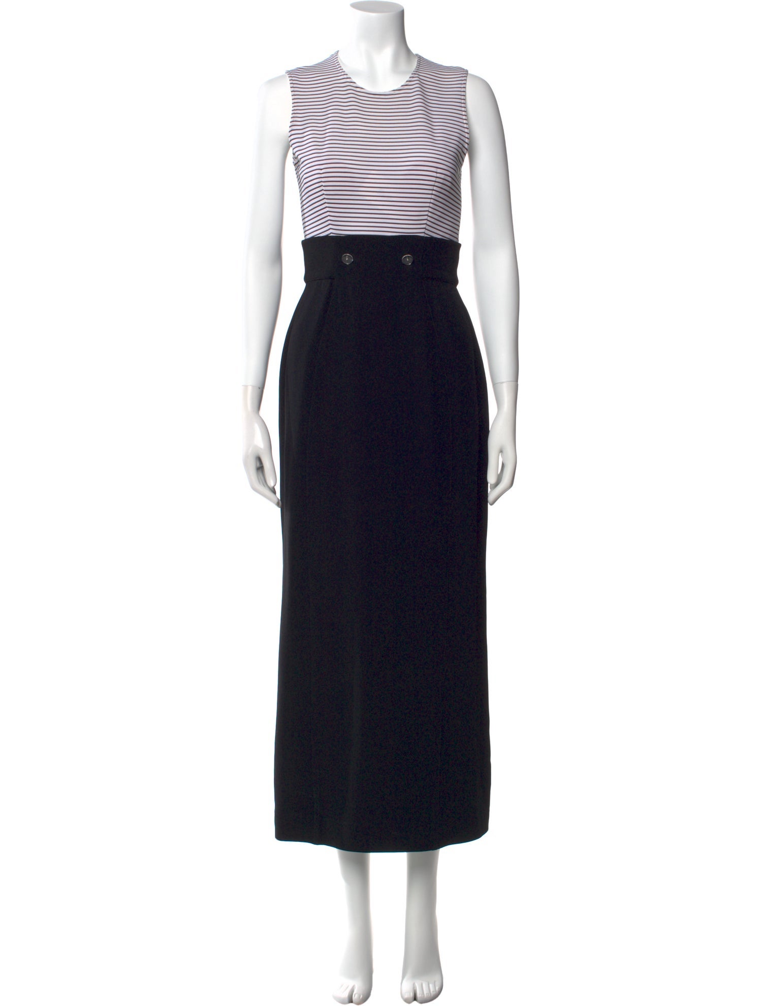 Claude Montana Vintage Long Dress