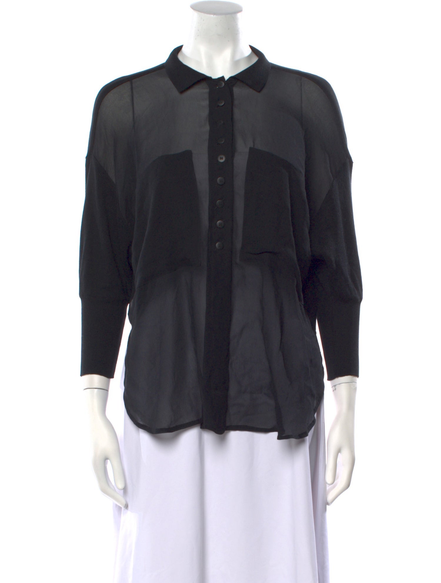 Claude Montana Vintage 1980's Button-Up Top