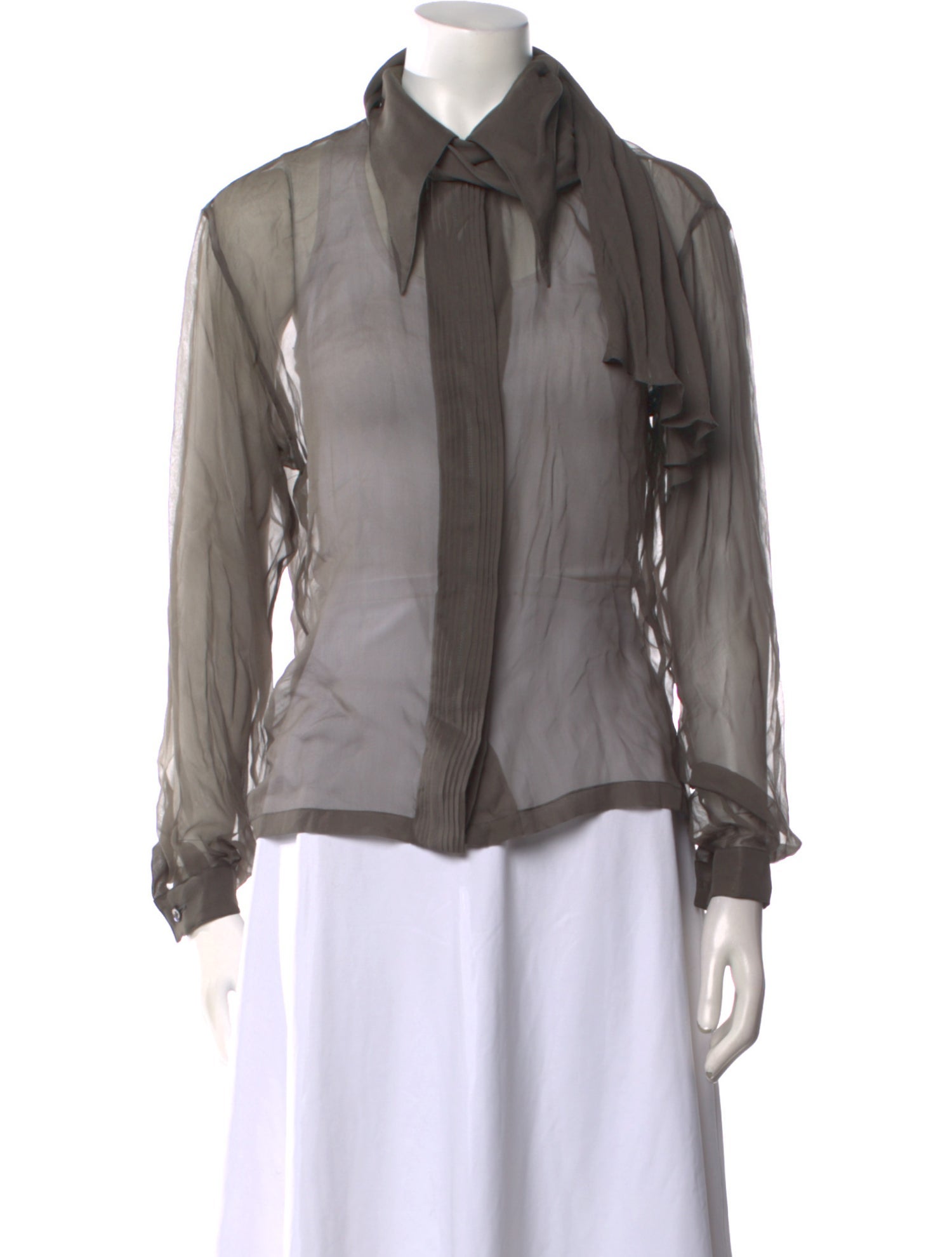 Claude Montana Vintage 1980's Button-Up Top