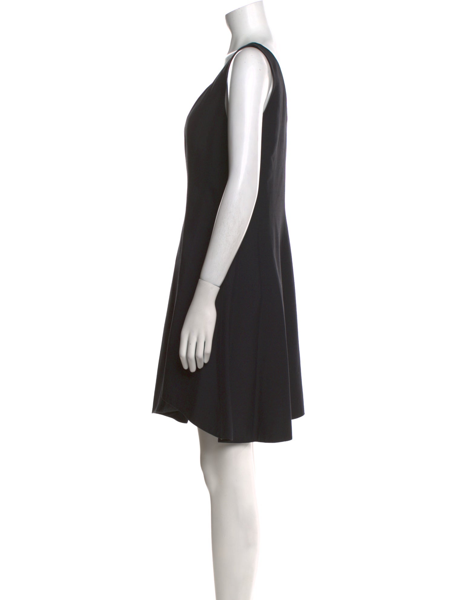 Claude Montana Silk Mini Dress