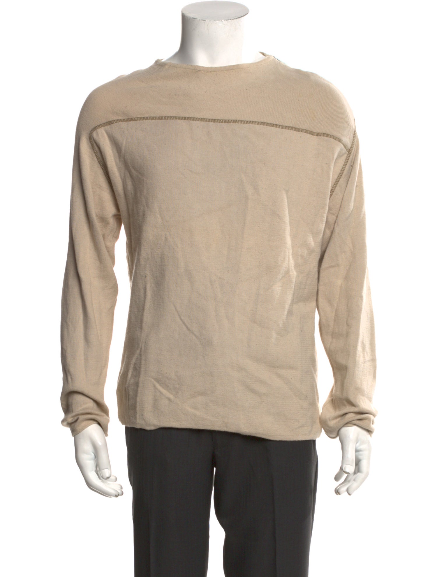 Claude Montana Crew Neck Long Sleeve T-Shirt