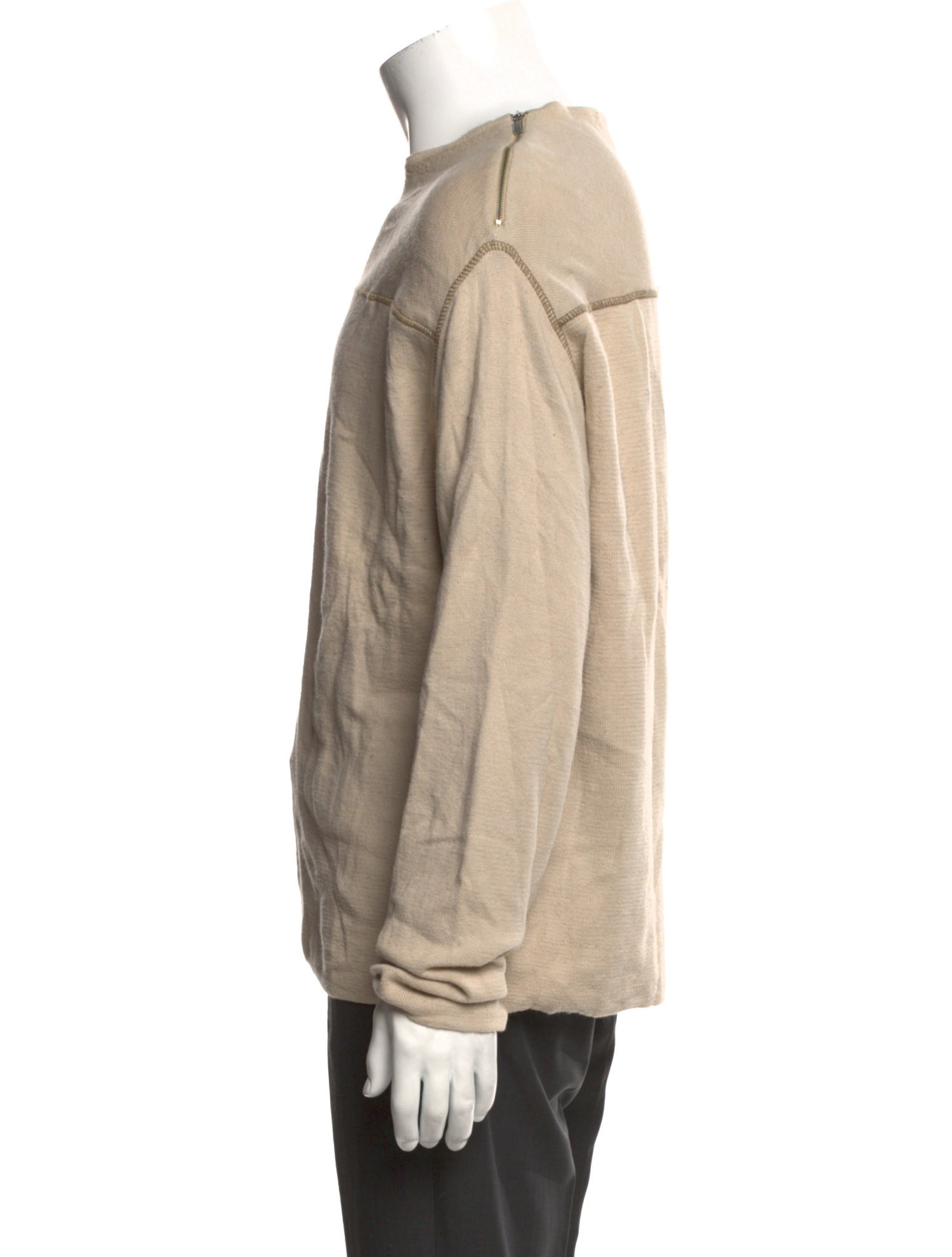 Claude Montana Crew Neck Long Sleeve T-Shirt