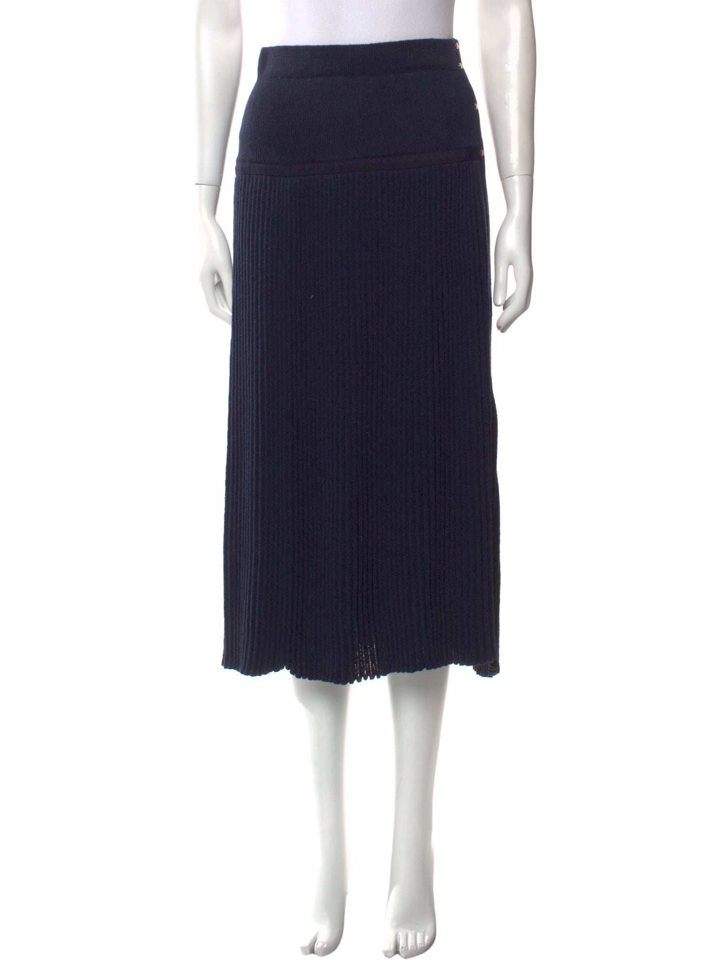 Claude Montana Vintage Midi Length Skirt