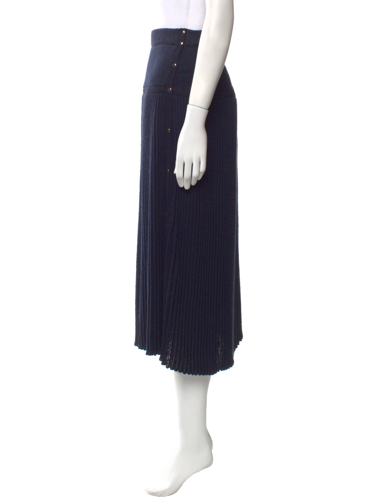 Claude Montana Vintage Midi Length Skirt