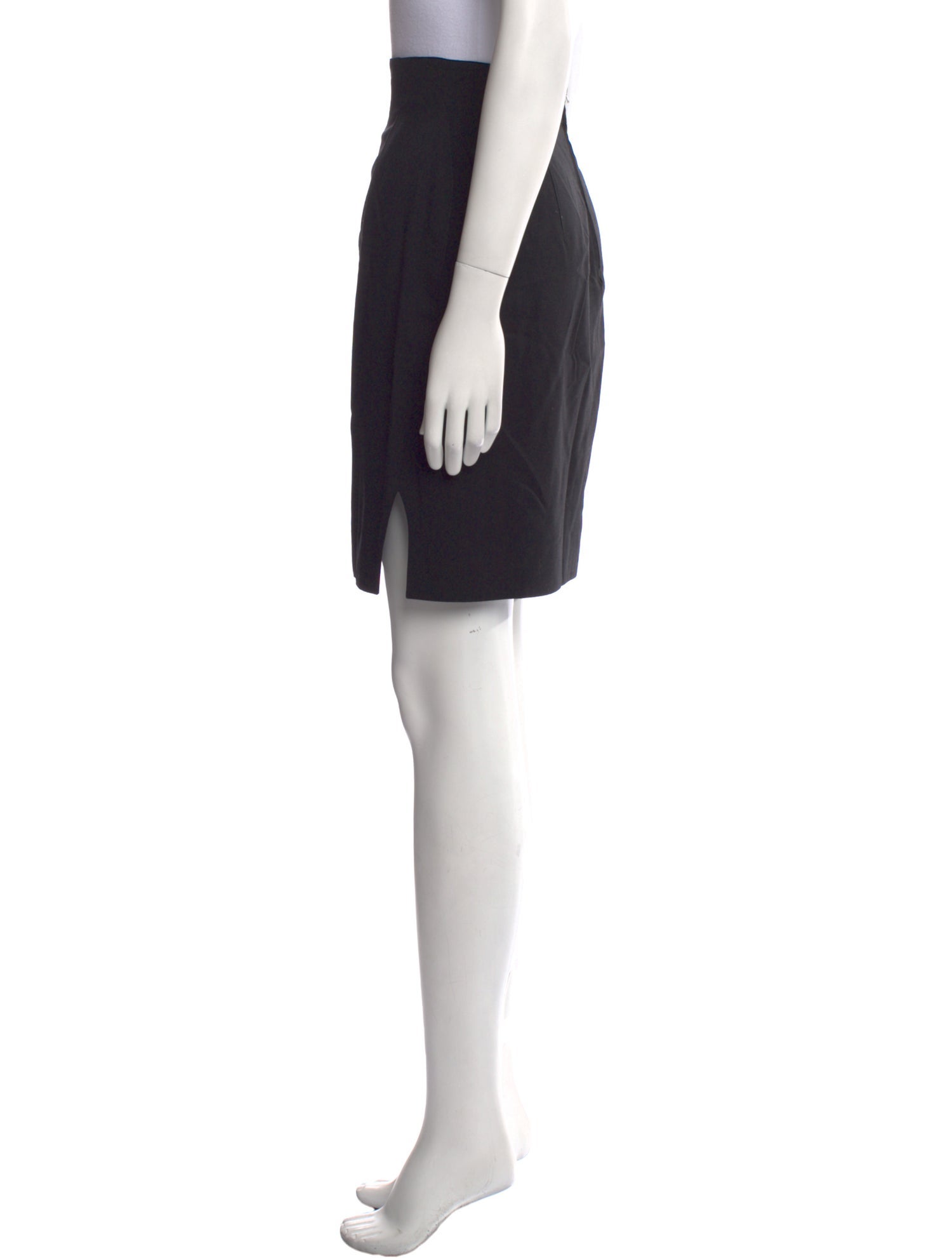 Claude Montana Ruffle Embellishment Knee-Length Skirt