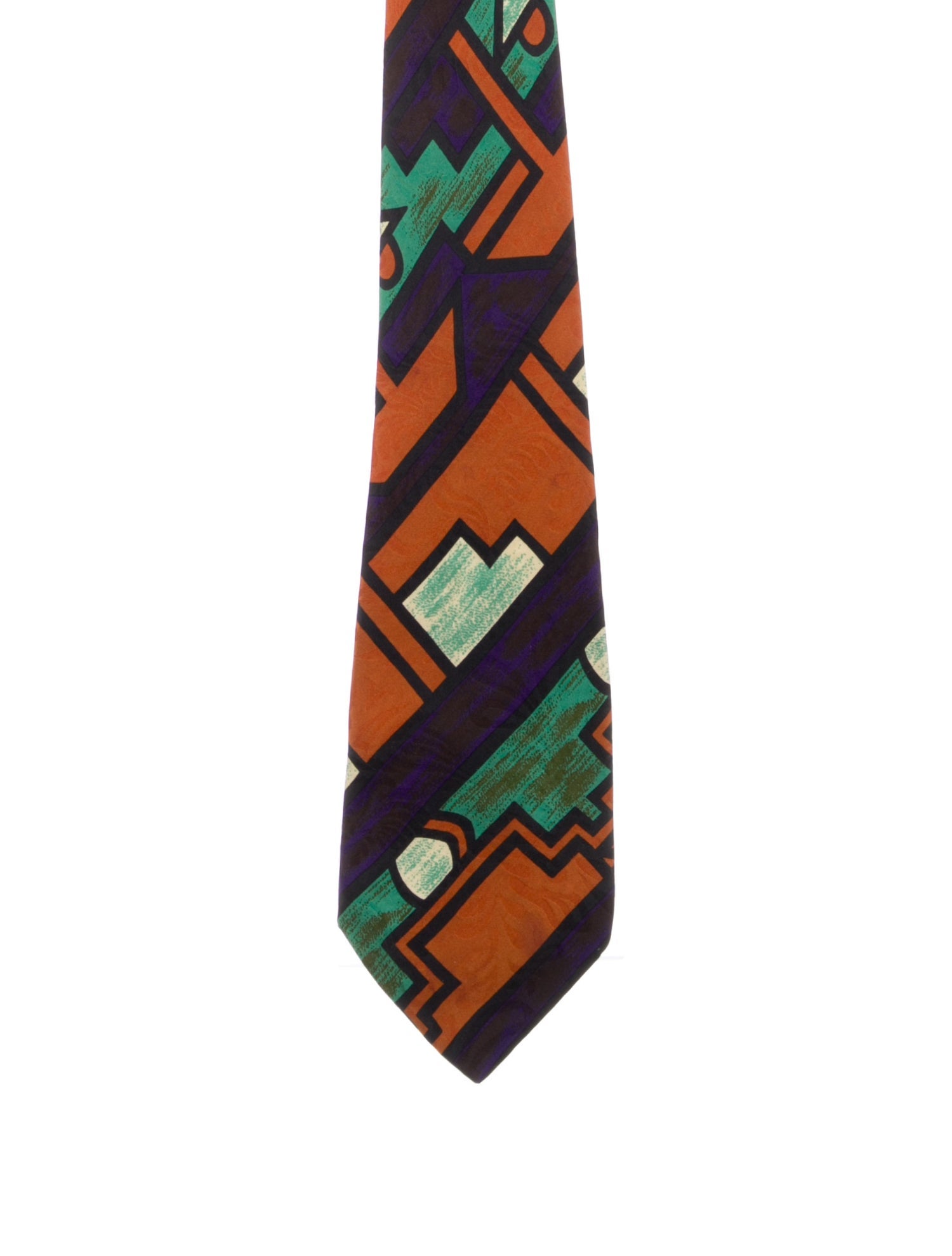 Claude Montana multi color tie
