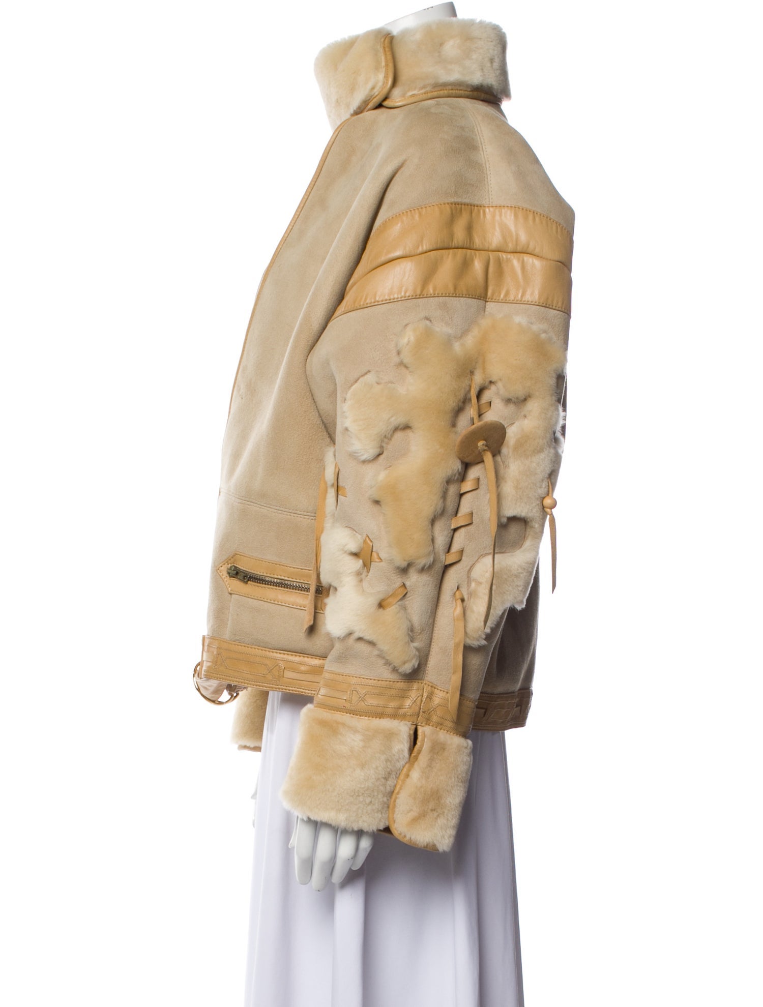 Claude Montana Vintage Shearling Fur Jacket