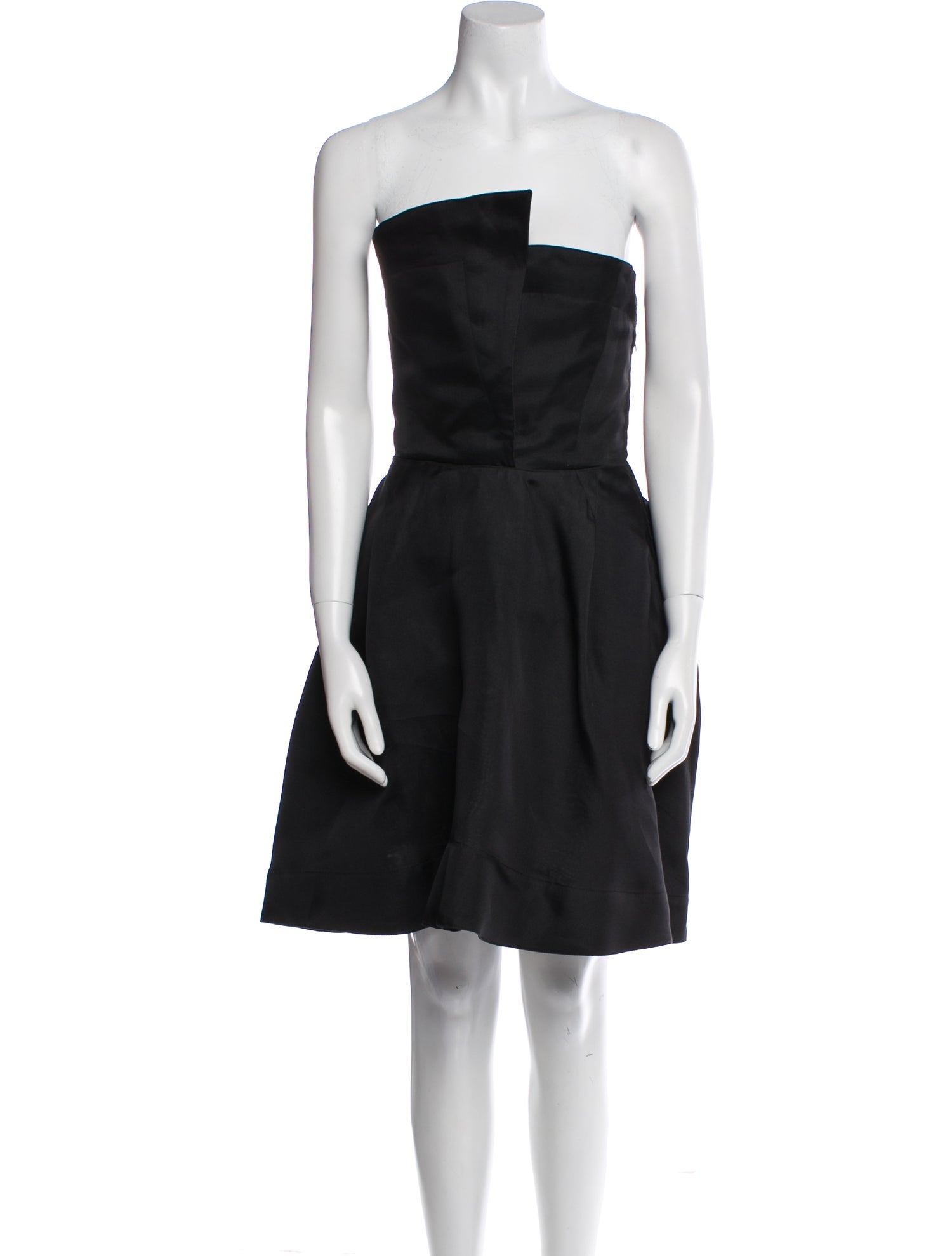 Claude Montana Silk Mini Dress