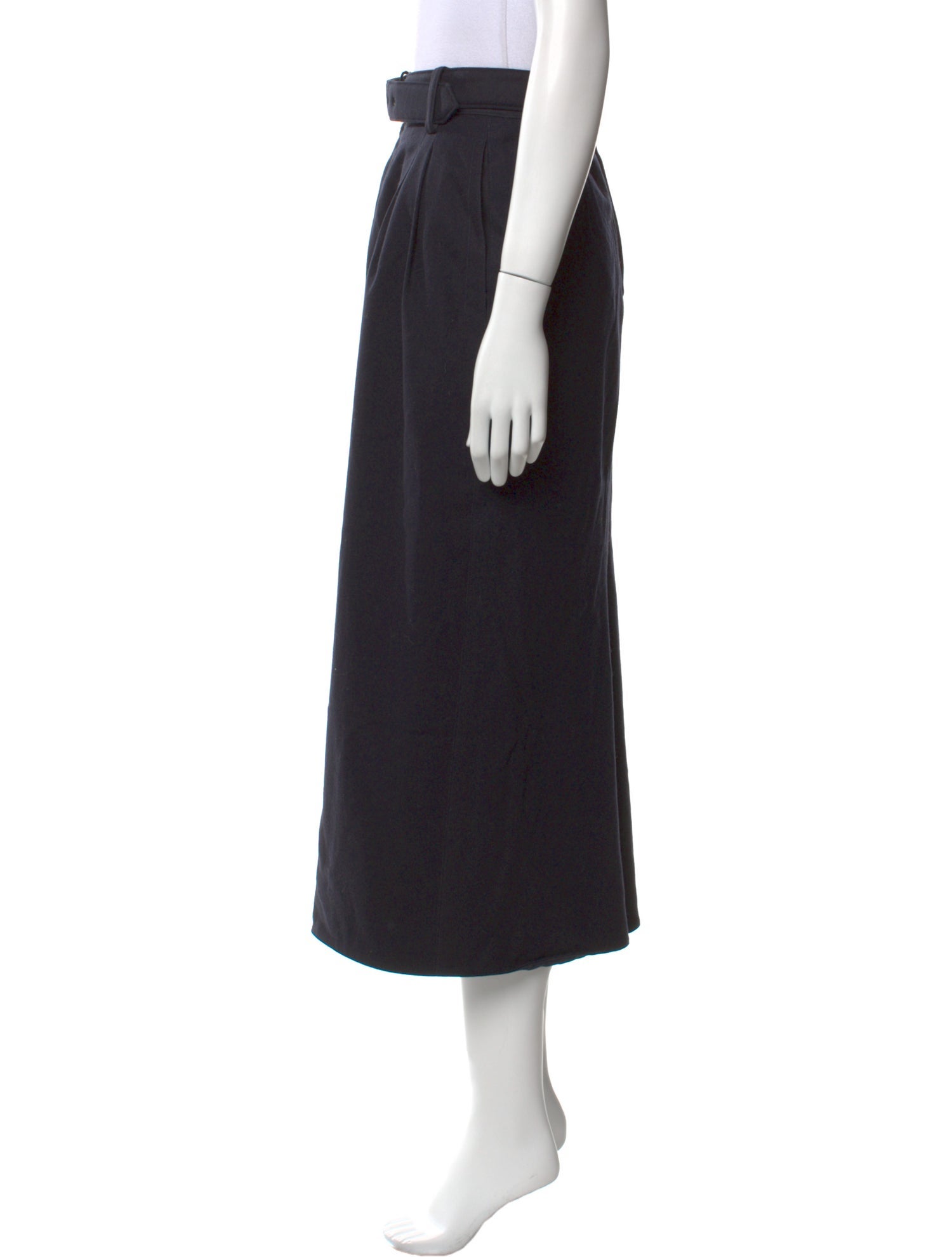 Claude Montana Wool Midi Length Skirt