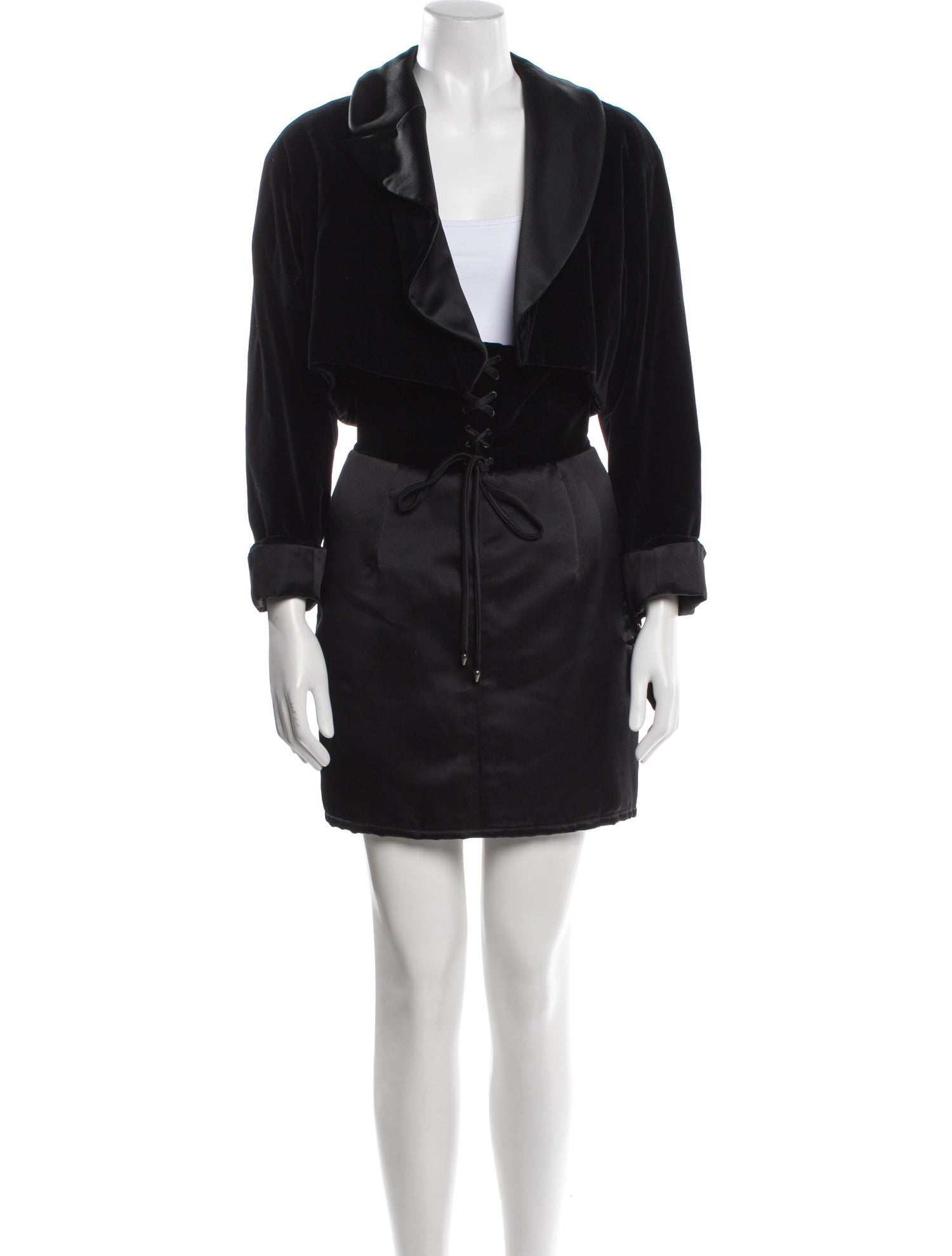 Claude Montana Vintage 1980's Skirt Suit