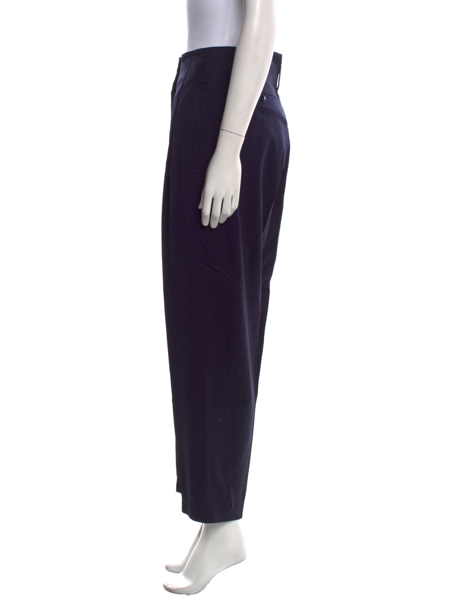 Claude Montana Wool Straight Leg Pants