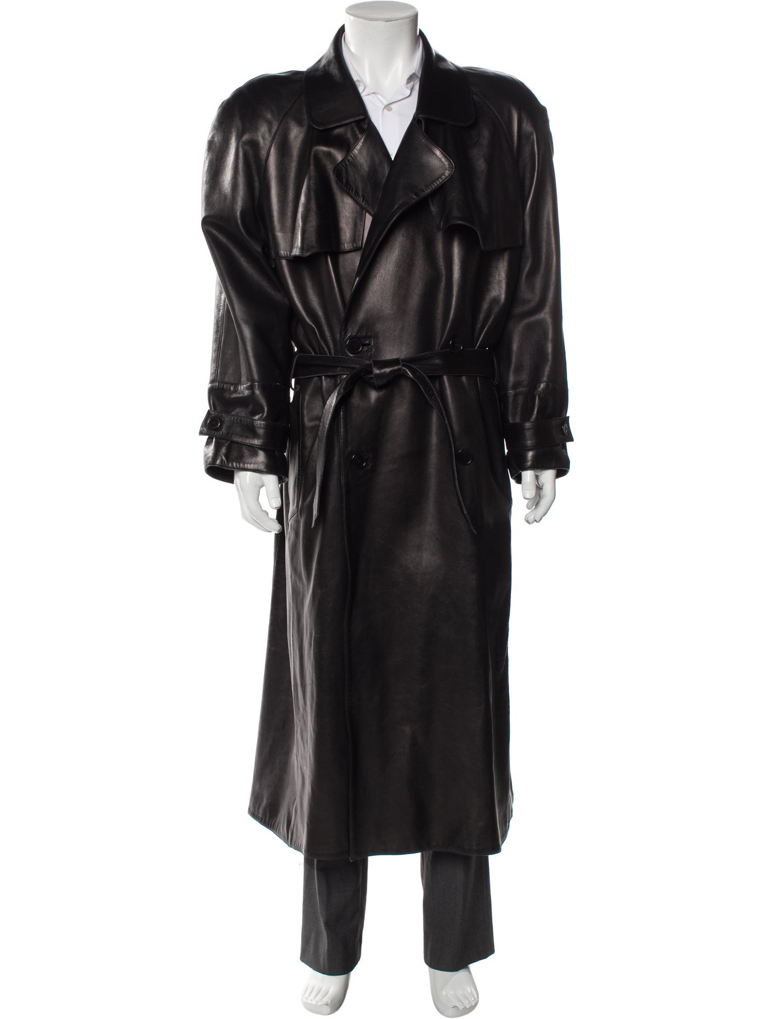 Claude Montana Vintage 1980's Trench Coat