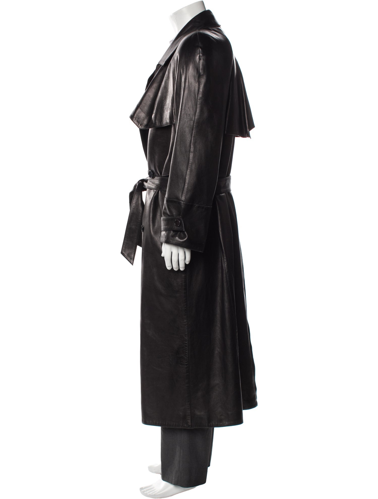 Claude Montana Vintage 1980's Trench Coat