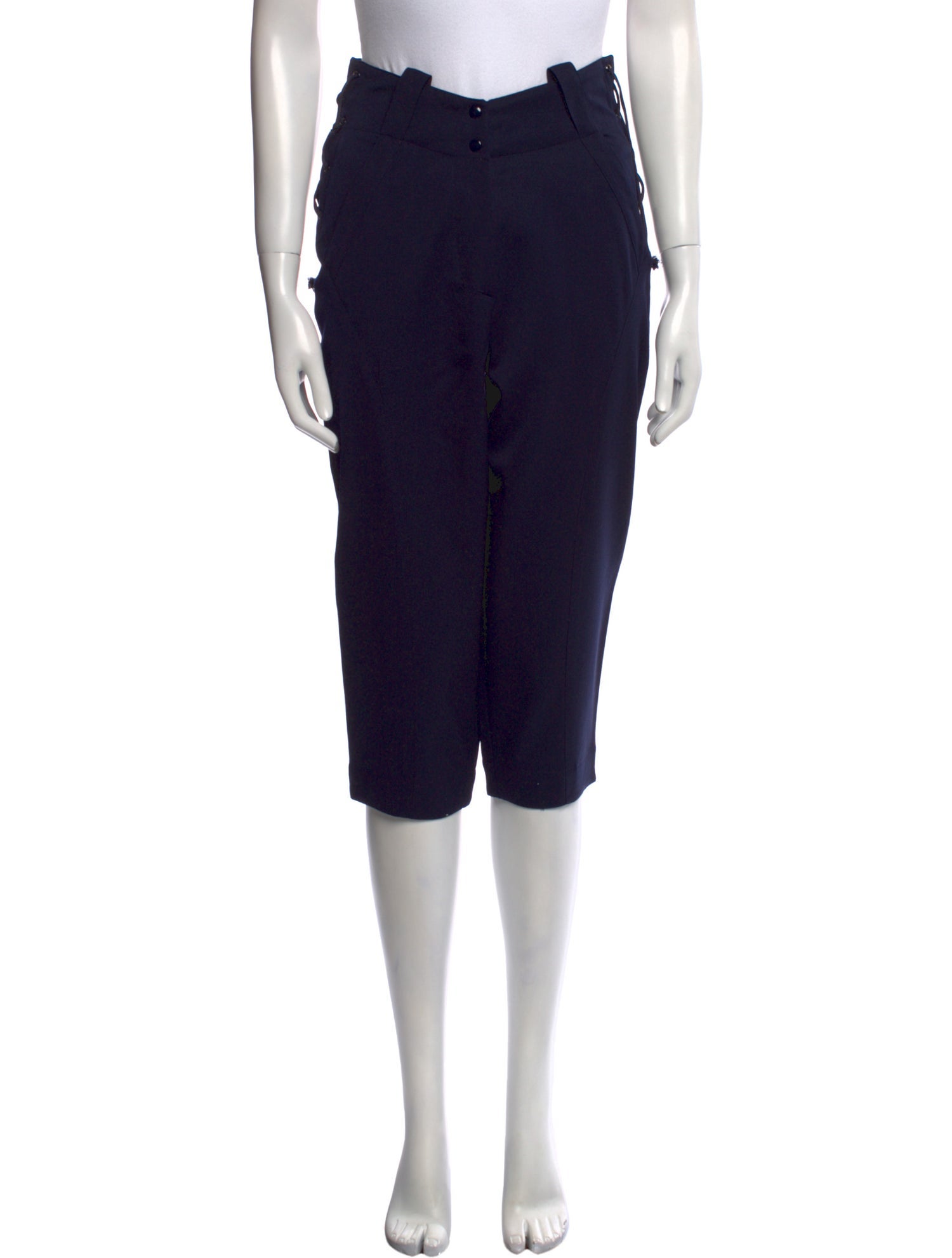 Claude Montana Wool Straight Leg Pants