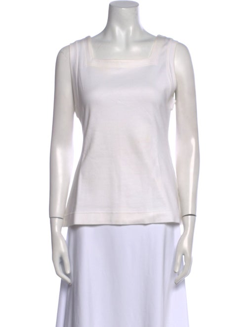 Claude Montana Square Neckline Sleeveless Top