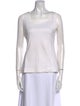 Claude Montana Square Neckline Sleeveless Top