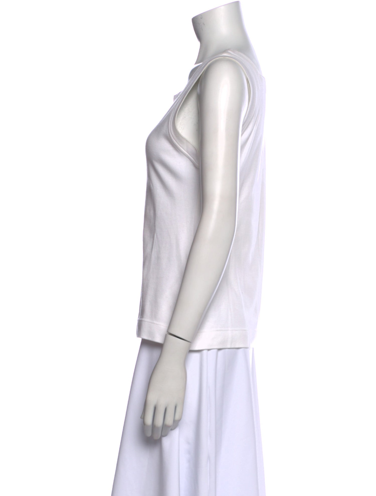 Claude Montana Square Neckline Sleeveless Top