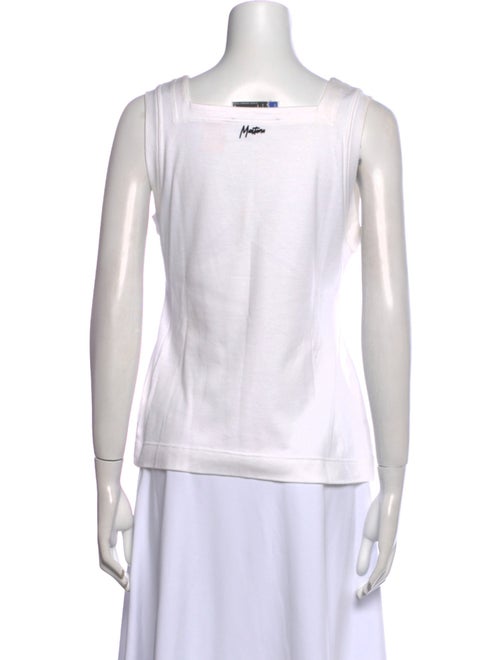 Claude Montana Square Neckline Sleeveless Top