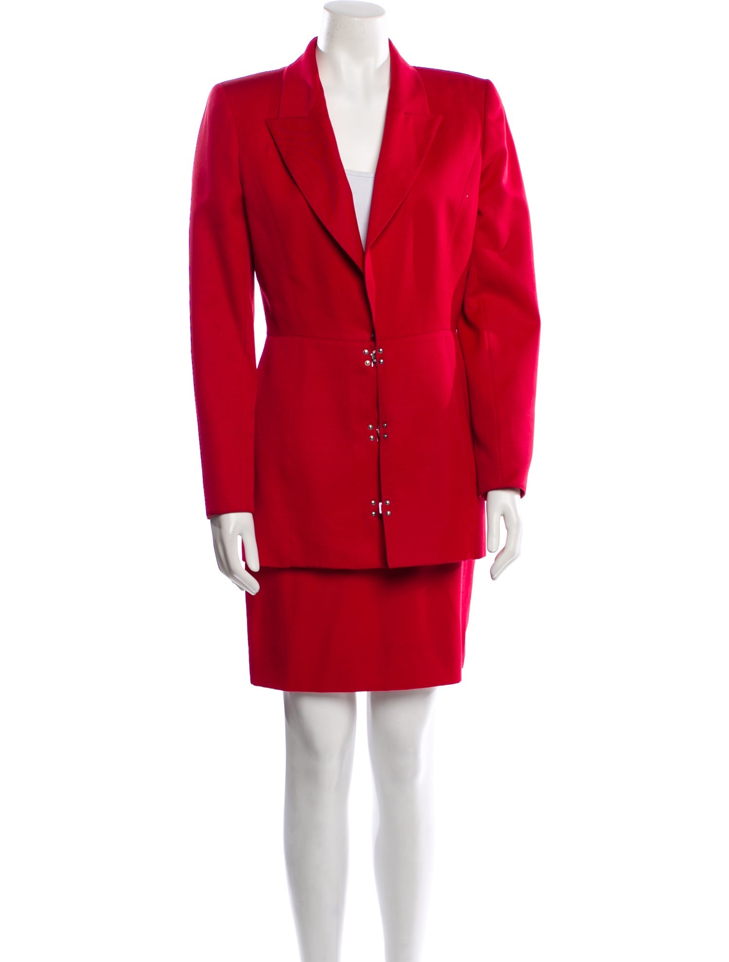 Claude Montana Vintage 1980's Skirt Suit