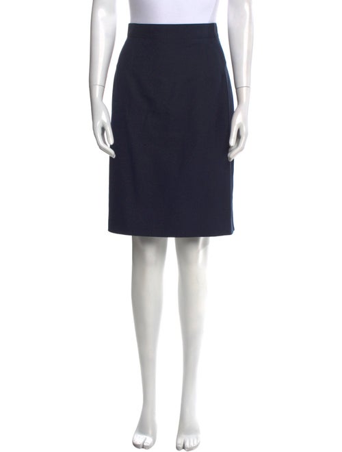 Claude Montana Ruffle Embellishment Knee-Length Skirt