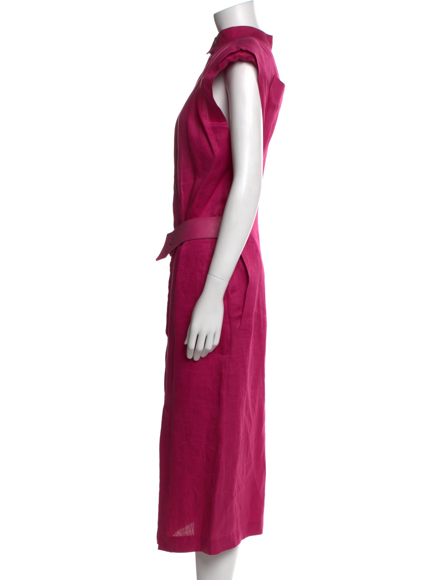 Claude Montana Linen Long Dress