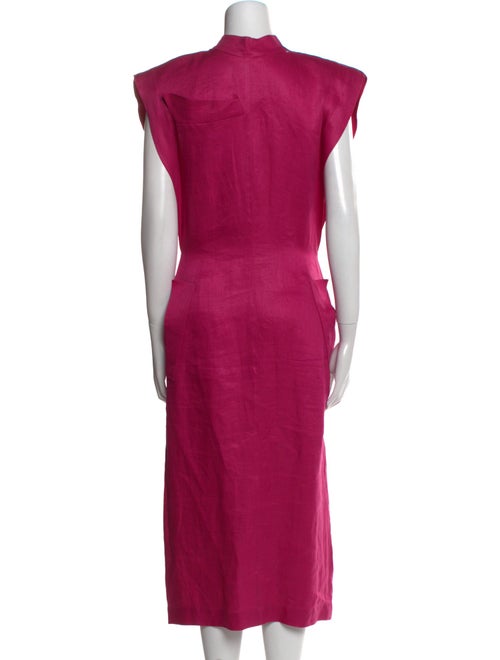 Claude Montana Linen Long Dress